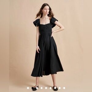 NWT La Ligne Flavia Dress Black Size XS